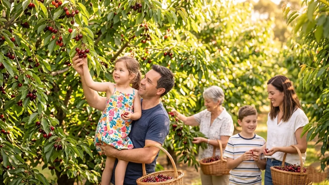 CherryHill Orchards seasonal fruit picking