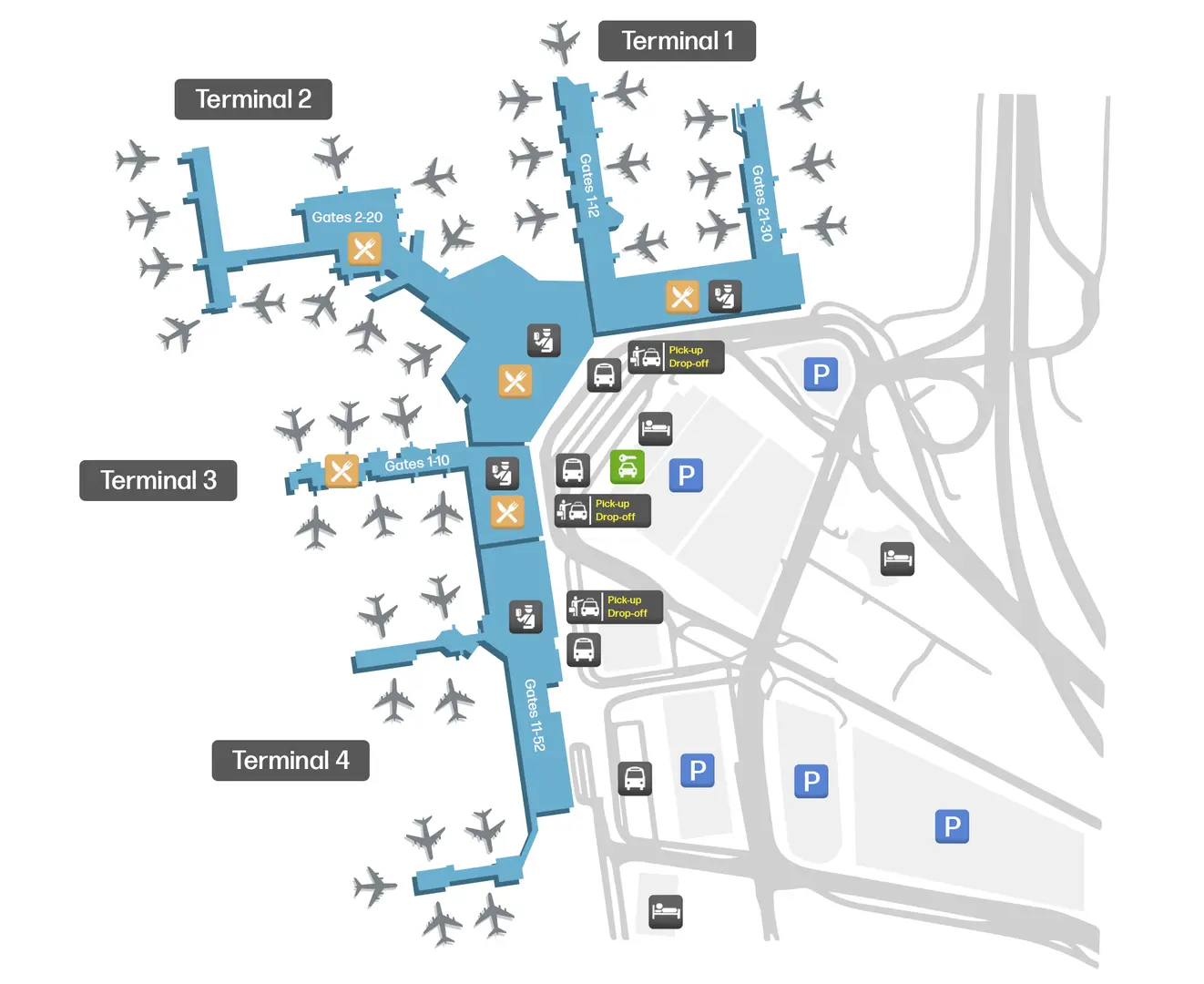 Melbourne Airport Map and Terminal Guides