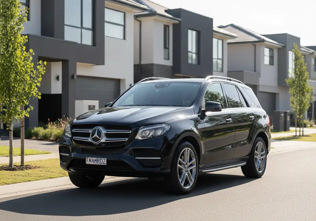 MNMRiDEZ luxury chauffeur SUV in Mickleham departing for Melbourne Airport