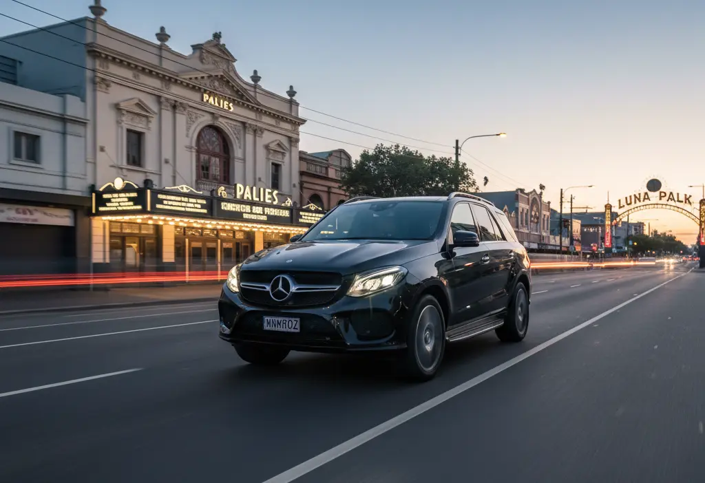 Private airport transfer from St Kilda to Melbourne Airport with MNMRiDEZ Chauffeur
