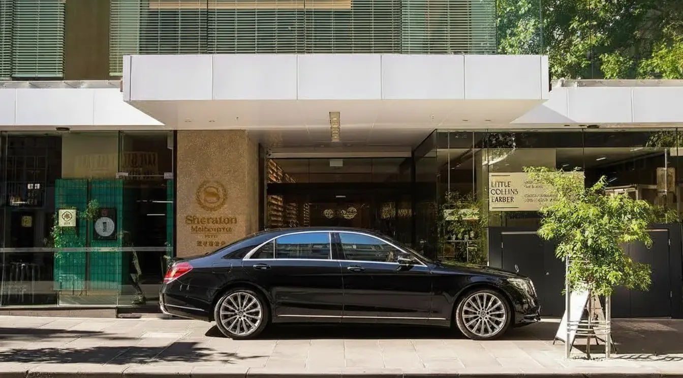 Sheraton Log Melbourne Airport to Sheraton Melbourne Hotel Private driver Transfer